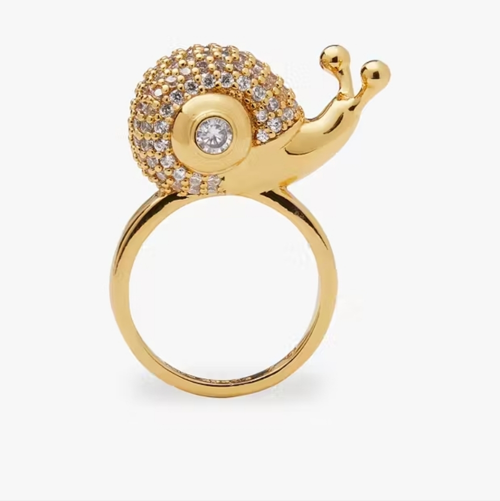 Kate Spade Fruit Salad Pavế Snail Ring